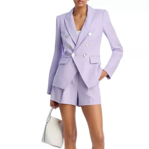 Veronica Beard Soft Lilac Miller Dickey Jacket Size 4 light Purple - Picture 9 of 12
